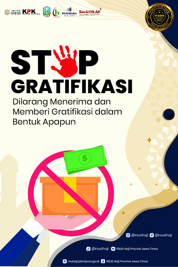 TOLAK GRATIFIKASI ATAU LAPOR KPK BILA TIDAK BISA DITOLAK